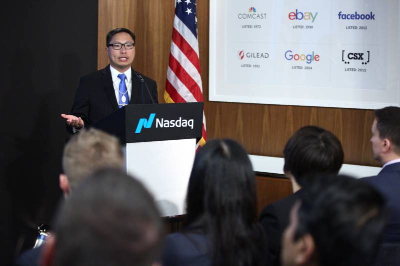 CEO Of Fairfax, David Suess, Delivers Heartfelt Speech at NASDAQ